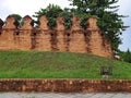 old cityÃ¢â¬â¹ wallÃ¢â¬â¹ withÃ¢â¬â¹ grassÃ¢â¬â¹ andÃ¢â¬â¹ akyÃ¢â¬â¹